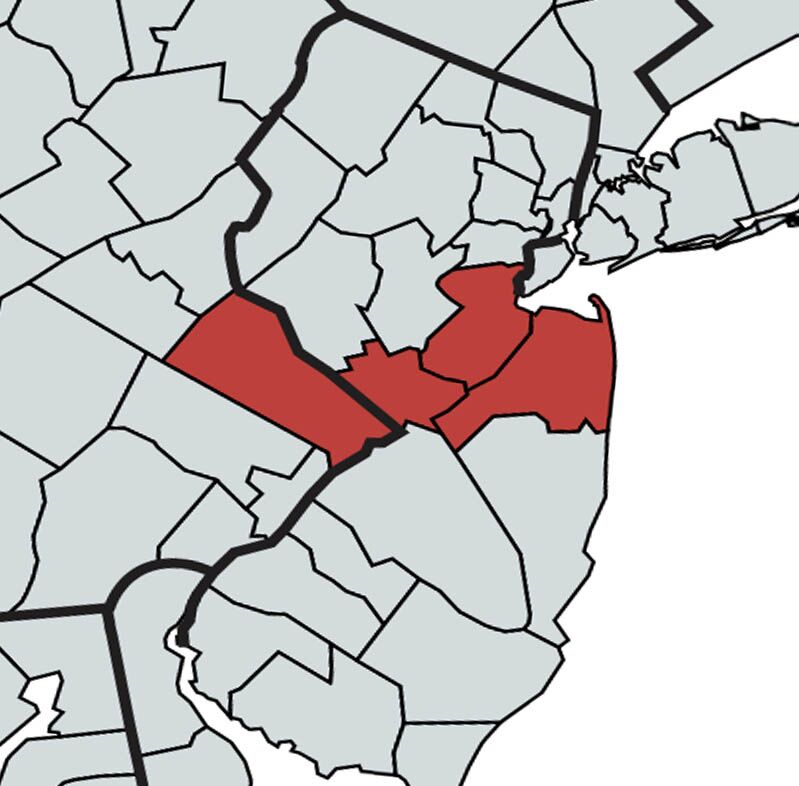service area map nj ny pa
